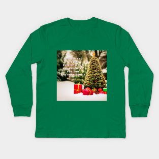 Christmas Wishes Kids Long Sleeve T-Shirt